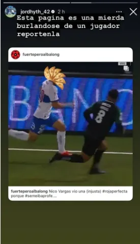 El repost de Jordhy contra las ofensas hacia Nicolás Vargas