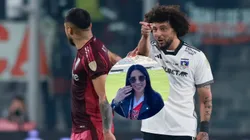 Fernanda Arenas provocó a los hinchas albos.