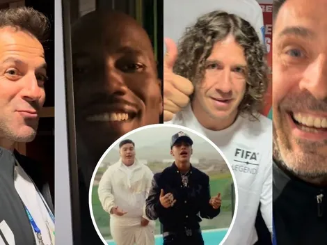 VIDEO: Drogba, Del Piero, Buffon y Puyol comparten al ritmo de “Gata Only”