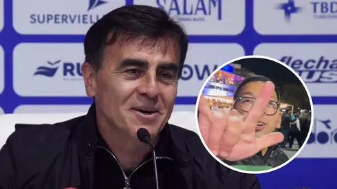 Varios hinchas de Colo Colo llegaron a alentar a Vélez Sarsfield en Buenos Aires. (Foto: Captura)