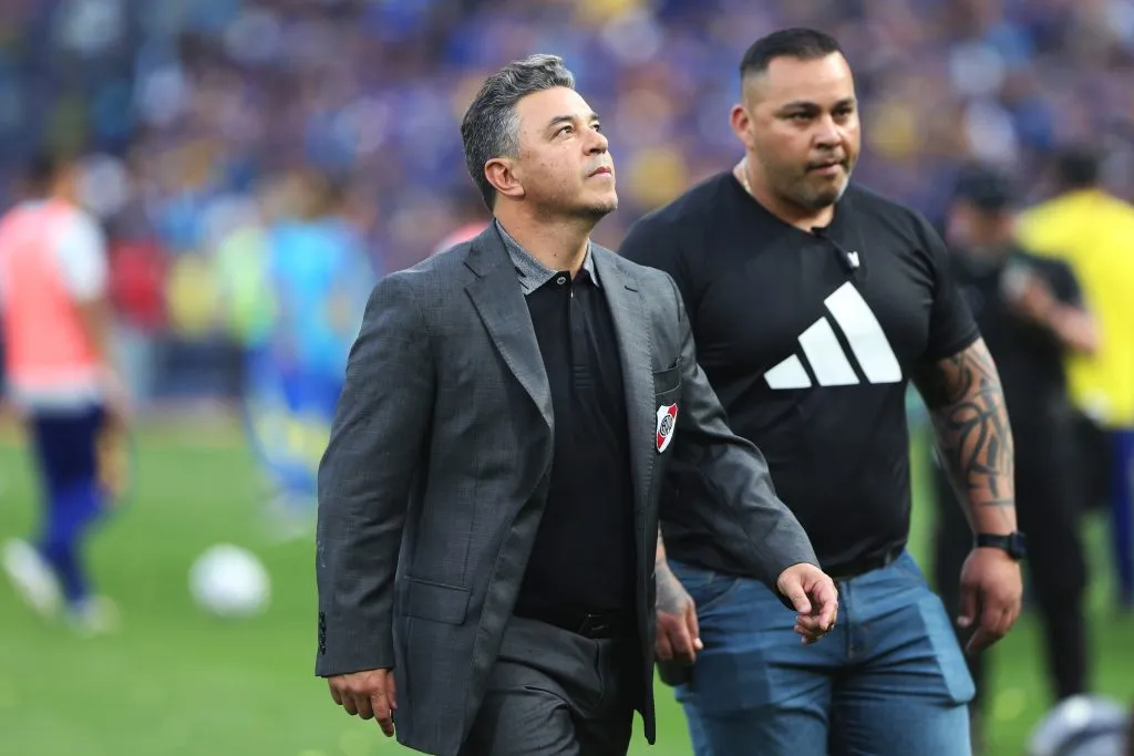 Marcelo Gallardo defendió su planteamiento en el Superclásico de Argentina. (Foto: Daniel Jayo/Getty Images)