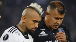 Jorge Almirón defiende a Arturo Vidal en Colo Colo. (Foto: Marcelo Hernández/Photosport)