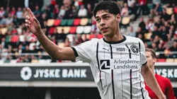 Darío Osorio vio la tarjeta roja en el fútbol de Dinamarca