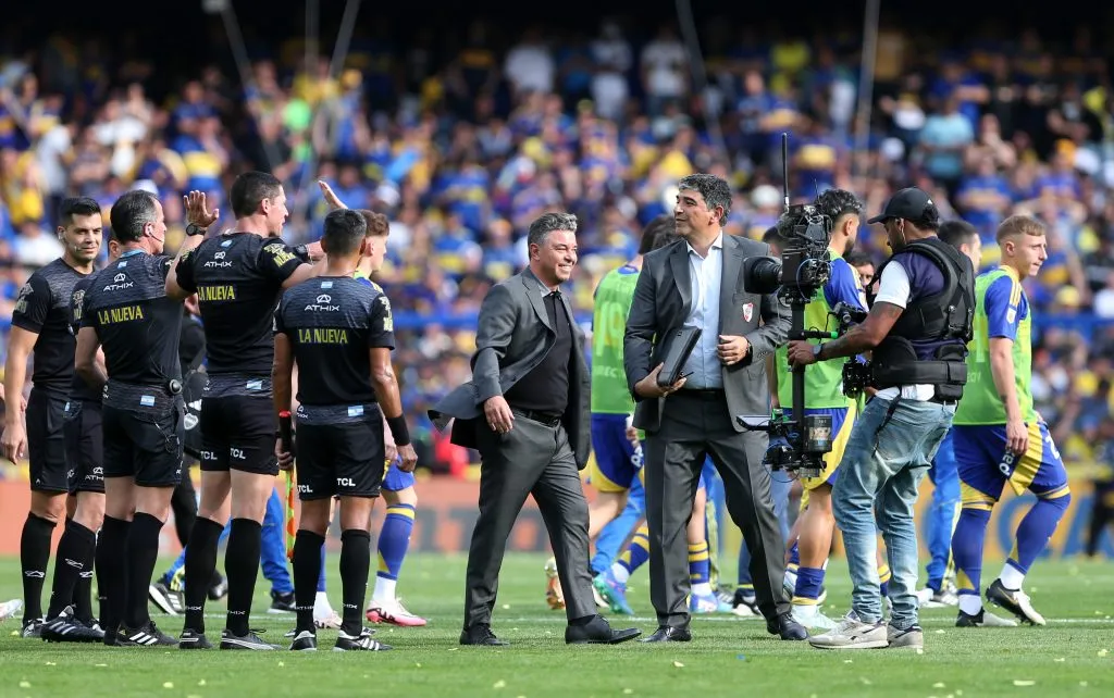 Marcelo Gallardo se va con un triunfo de La Bombonera. (Foto: Getty)