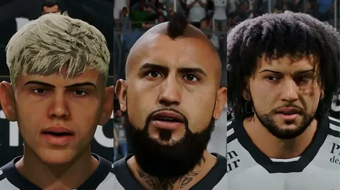 Así es la apariencia de los jugadores de Colo Colo en el FC25. (Foto: Captura)