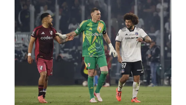 Maxi Falcón y Paulo Díaz no estarán en la revancha entre Colo Colo y River Plate (Foto: Dragomir Yankovic/Photosport)