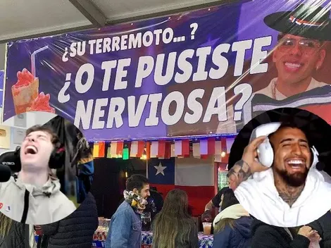 Davoo Xeneize y Arturo Vidal se matan a carcajadas por la fonda "Te pusiste Nerviosa"