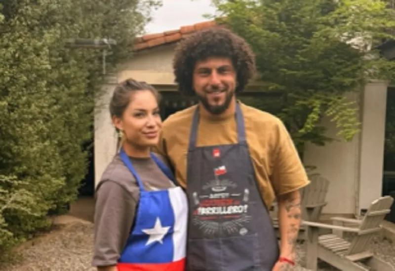 Maxi Falcón y su esposa disfrutan de las fiestas patrias en familia tras renovar en Colo Colo