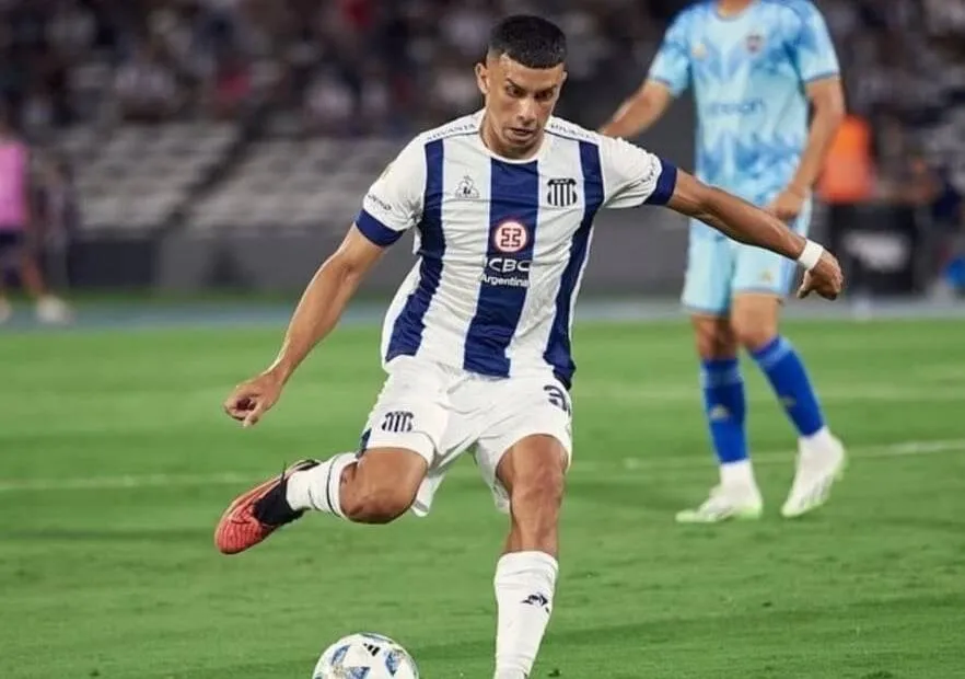 Ulises Ortegoza jugando en Talleres (Archivo)