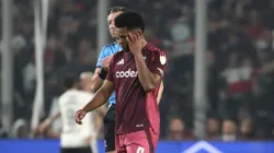 Miguel Borja fue protagonista de una fuerte entrada a Emiliano Amor. (Foto: Jonnathan Oyarzún/Photosport)