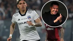 Carlos Palacios le envió un mensaje a Juan Román Riquelme tras el empate de Colo Colo ante River Plate. (Foto: Photosport/Getty Images)