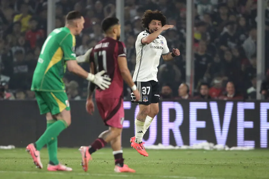 Falcón y Díaz casi se van a los golpes | Foto: Photosport