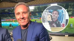 Marcelo Espina se sorprendió con mural en el Estadio Monumental.