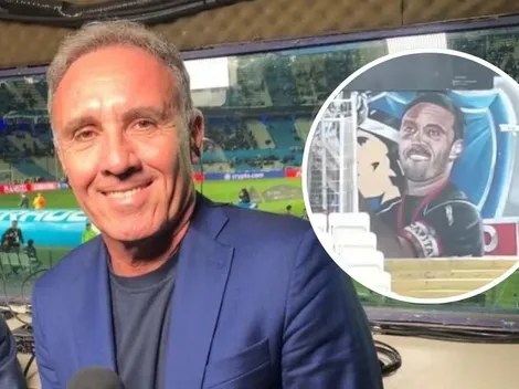 VIDEO: Marcelo Espina se sorprende con mural en el Monumental