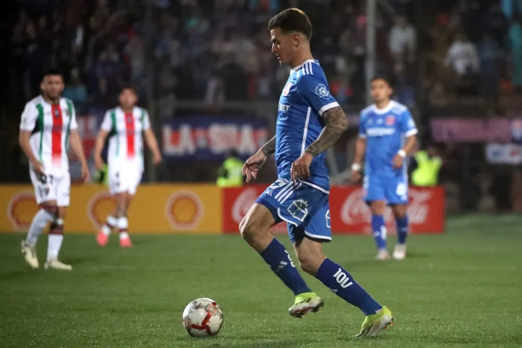 Franco Calderón fue una de las figuras de la U en el triunfo ante los Baisanos | FOTO: Jonnathan Oyarzun/Photosport