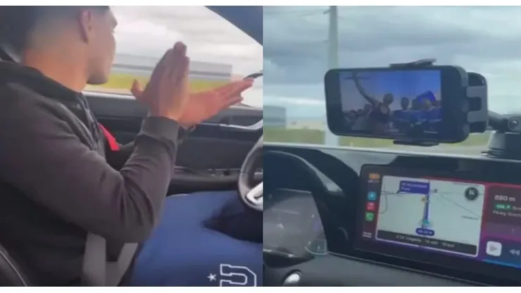 Pese a vivir en el extranjero, Felipe Mora no se pierde ningún partido de la U.
