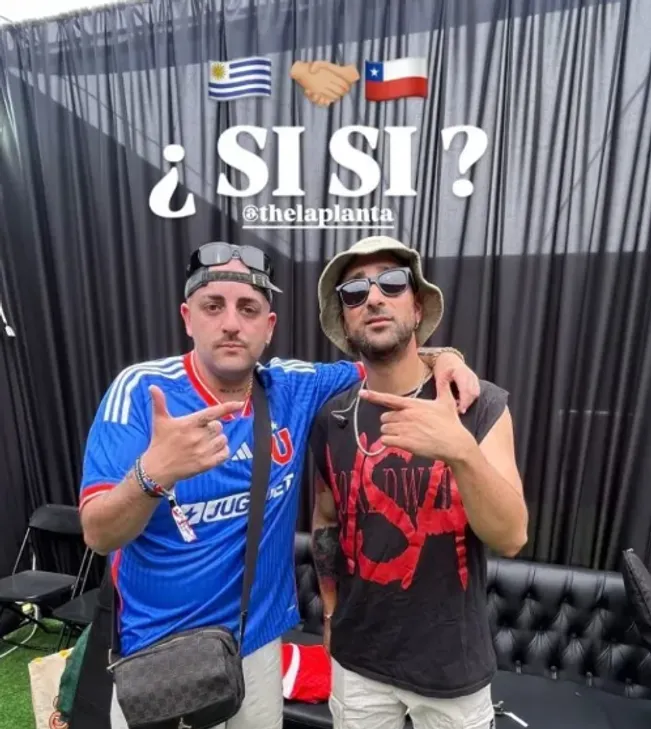 The Planta junto al Dunga de La Combo Tortuga | FOTO: Instagram