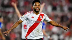 Migual Borja marcó en triunfo de River ante Atlético Tucumán.