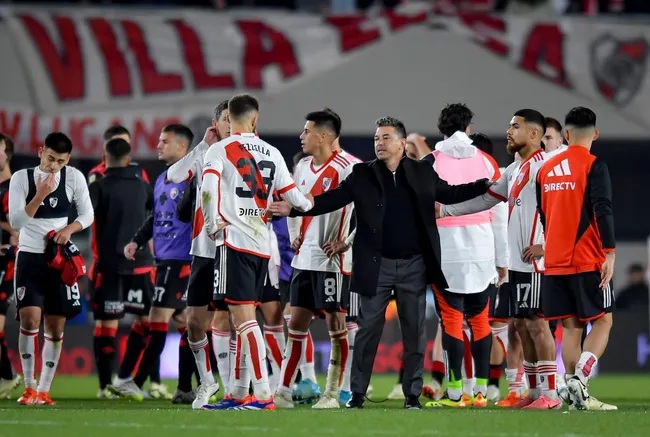 Marcelo Gallardo lleva seis partidos dirigidos en su vuelta a River Plate: cuatro empates en la liga argentina y dos victorias en Copa Libertadores. (Foto: Marcelo Endelli/Getty Images)