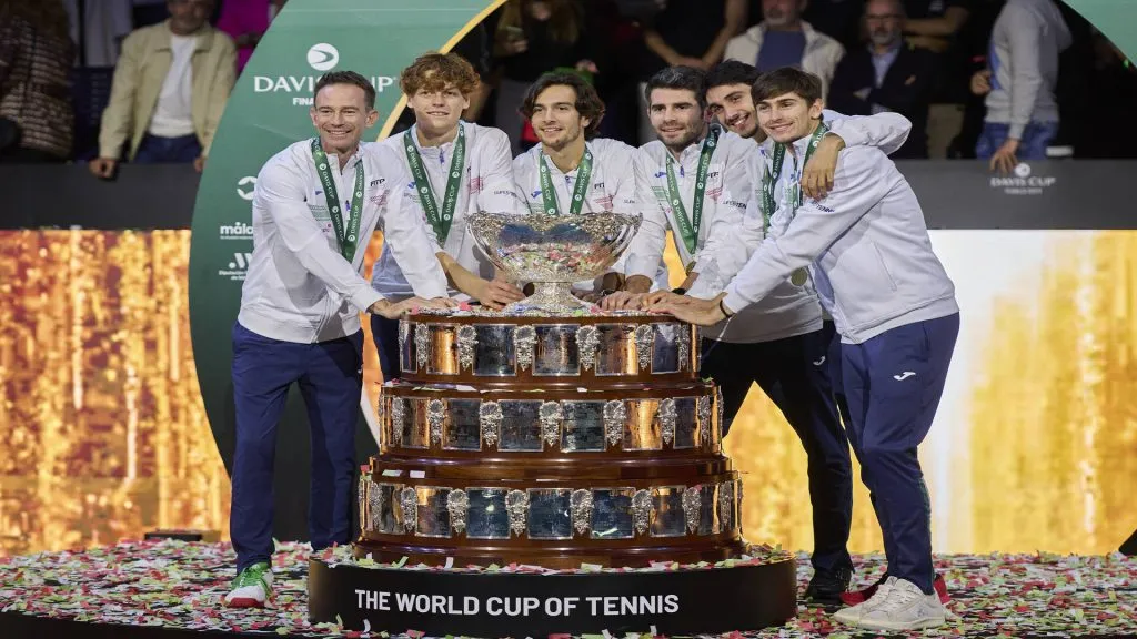 Italia fue el campeón de la Copa Davis 2023. (Imago)