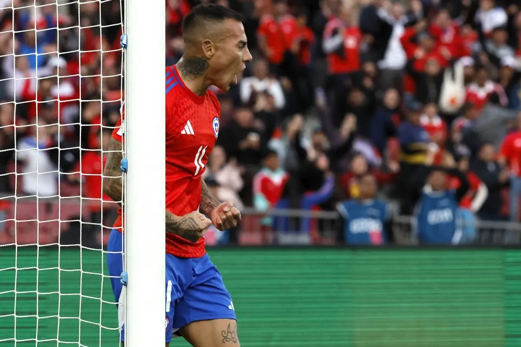 Eduardo Vargas marcó gol en derrota de Chile ante Bolivia. (Foto: Photosport)