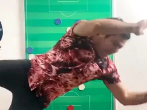 Bonvallet se mofa de Gabriel Arias con hilarante demostración