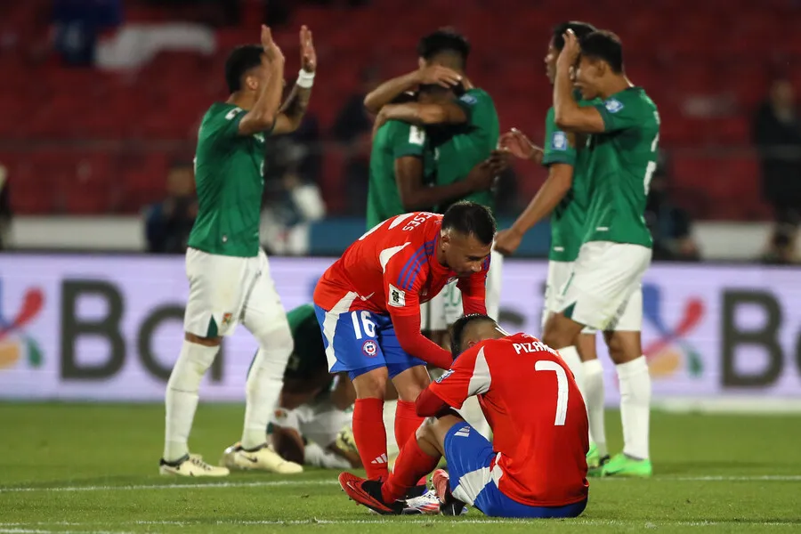 Chile dejó una pobre imagen ante Bolivia. | Foto: Photosport