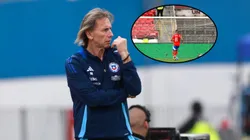 El enojo de Gareca por pregunta sobre Lampe: "¿Qué quieren, que Vargas no haga el gol?"