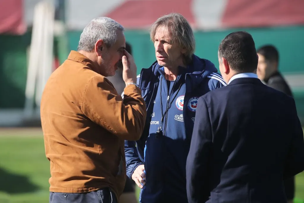 Milad junto Gareca en Juan Pinto Durán | FOTO: Jonnathan Oyarzun/Photosport