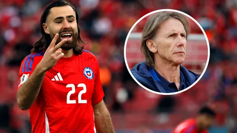 Ben Brereton salió a los 35 minutos de partido por decisión de Ricardo Gareca. (Foto: Photosport)