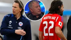 Claudio Borghi se refiere a la decisión de sacar a Ben Brereton en el primer tiempo. (Foto: Photosport | TNT Sports)