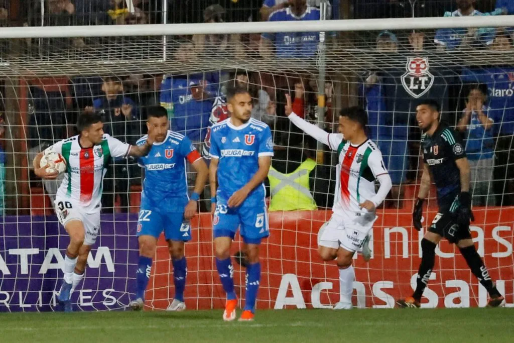 La U cayó ante Palestino y Herrera sostiene que eso entusiasma a Colo Colo (Photosport)