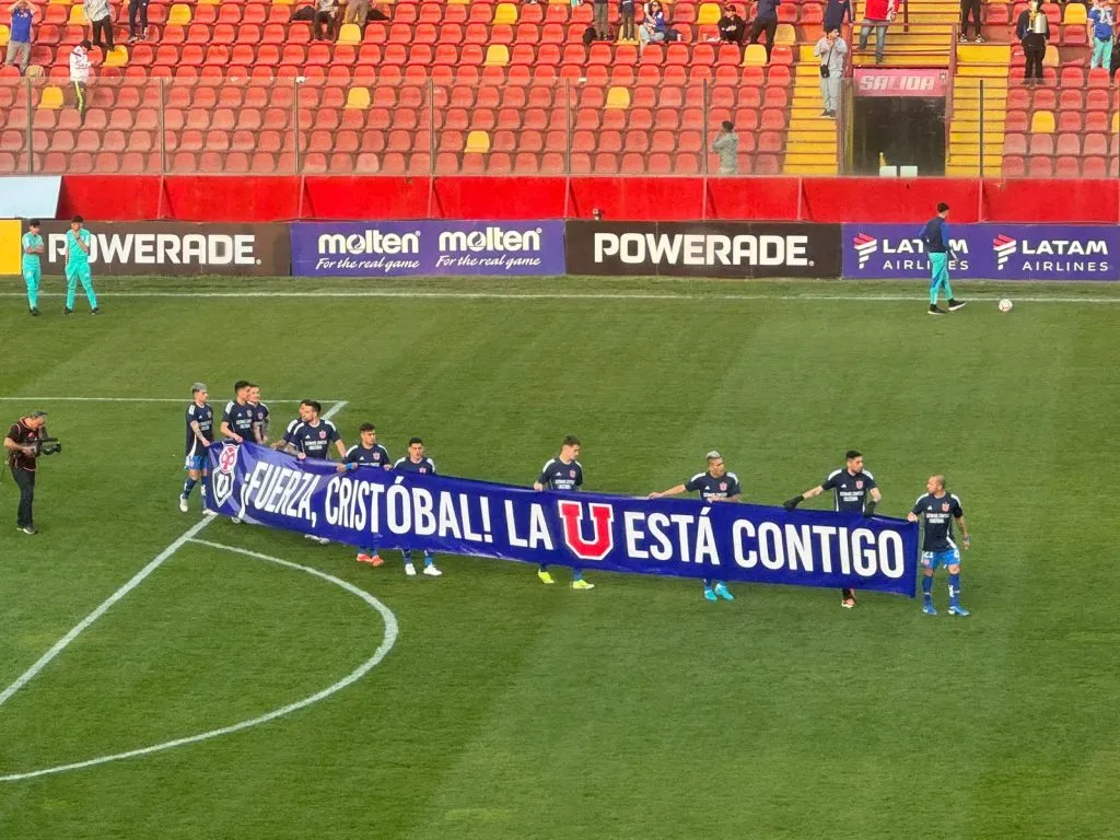 Universidad de Chile le envió un potente mensaje de apoyo a Cristóbal Campos.