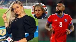 La periodista de ESPN Argentina tuvo palabras para las picantes frases de Vidal contra Gareca.