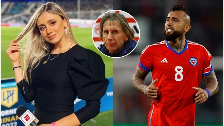 La periodista de ESPN Argentina tuvo palabras para las picantes frases de Vidal contra Gareca.