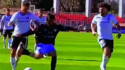 Un polémica penal favoreció a Magallanes ante Colo Colo. (Foto: Captura)