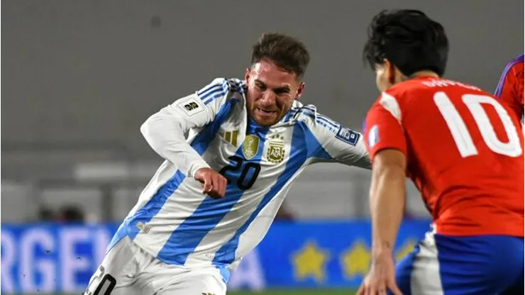 Alexis Mac Allister anotó el primer gol de Argentina.