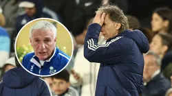 Miguel Ángel Neira le da con todo a Ricardo Gareca. (Foto: Photosport)