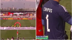 El emotivo gesto de Universidad de Chile y Palestino con Cristóbal Campos