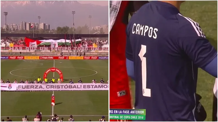 El emotivo gesto de Universidad de Chile y Palestino con Cristóbal Campos