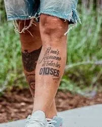 El tatuaje del Taty (Instagram)