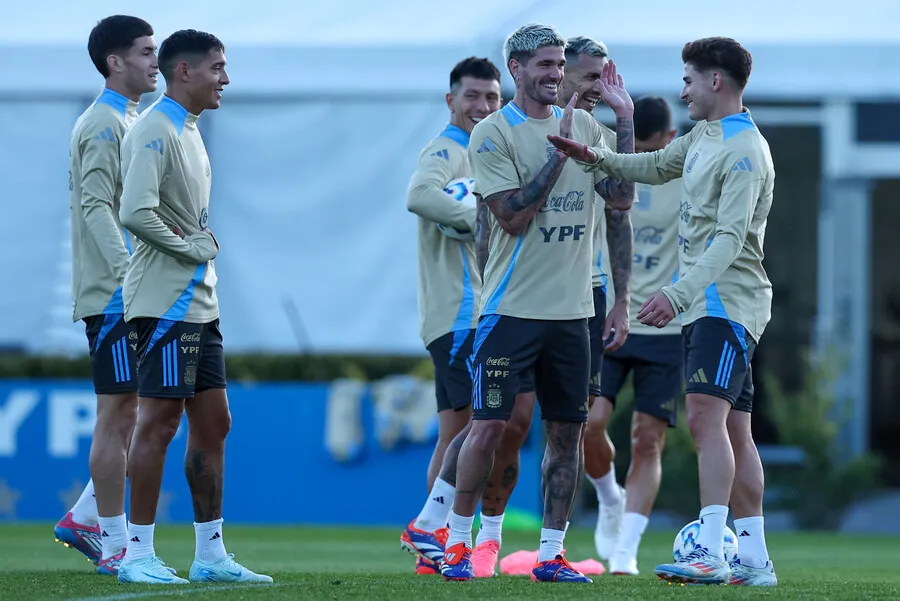 La Selección Argentina alista el duelo ante Chile | Foto: Photosport