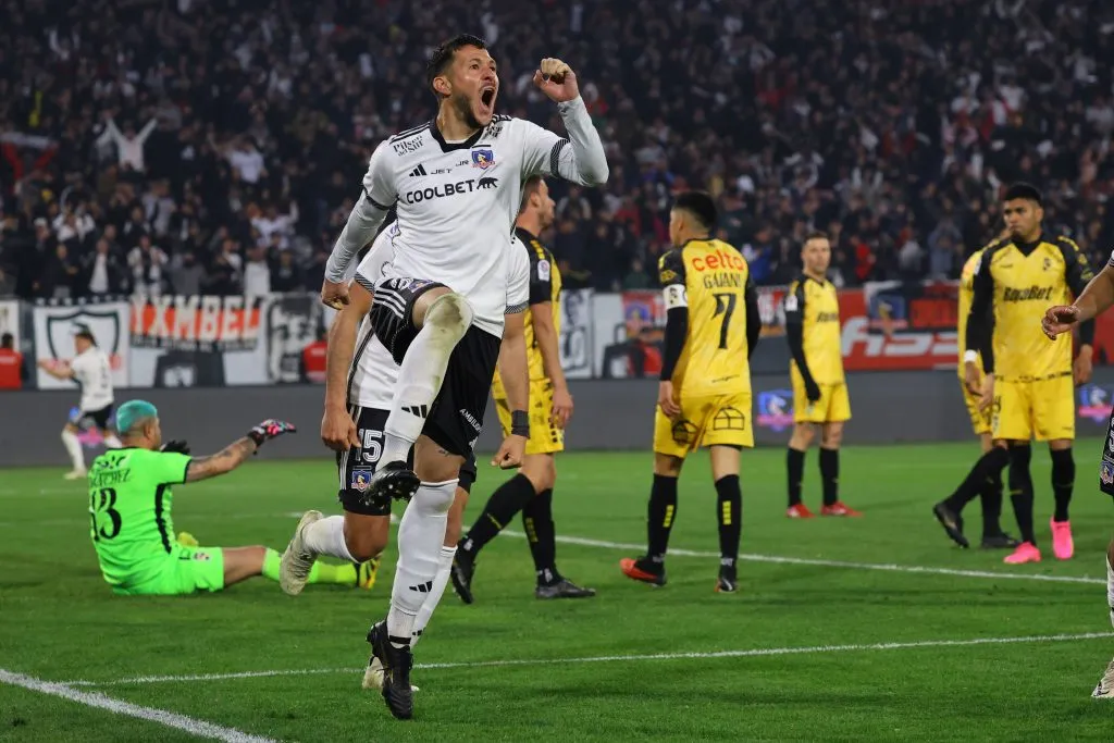 Después de un año y medio Ramiro González pudo anotar su primer gol por Colo Colo. (Foto: Marcelo Hernández/Photosport)