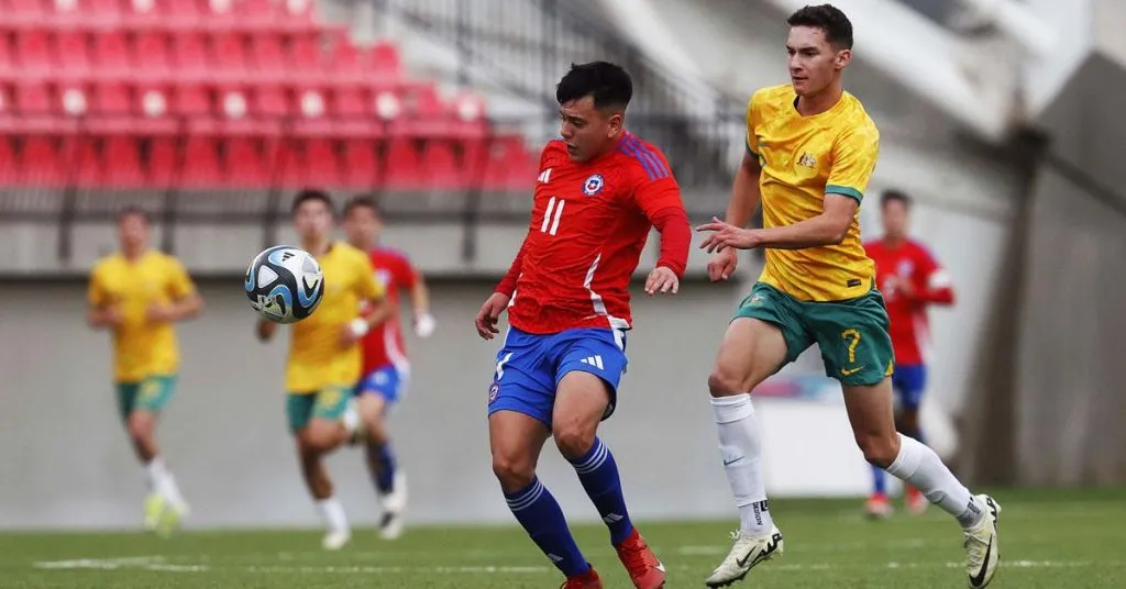 Vásquez jugando por la sub 20 en junio pasado (Archivo)