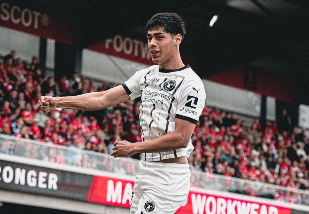 Darío Osorio volvió al gol en el FC Midtjylland.