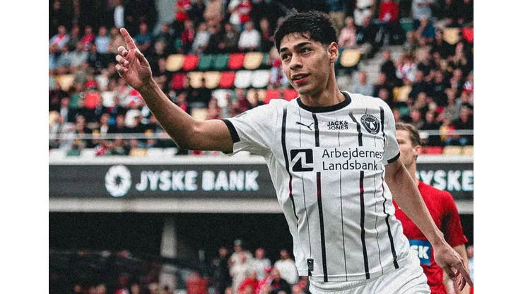 Darío Osorio anotó para el FC Midtjylland.