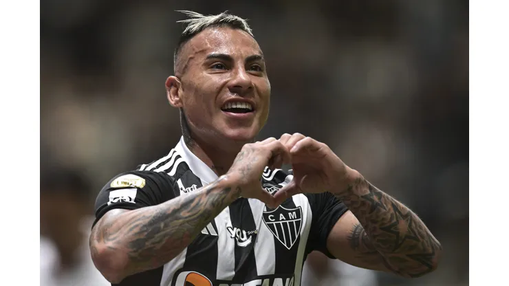 Eduardo Vargas le dio un agónico triunfo al Atlético Mineiro. (Foto: Pedro Vilela/Getty Images)