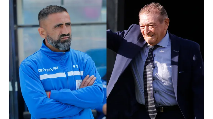 Hernán Godoy felicita a Víctor Quintanilla. (Foto: Photosport)