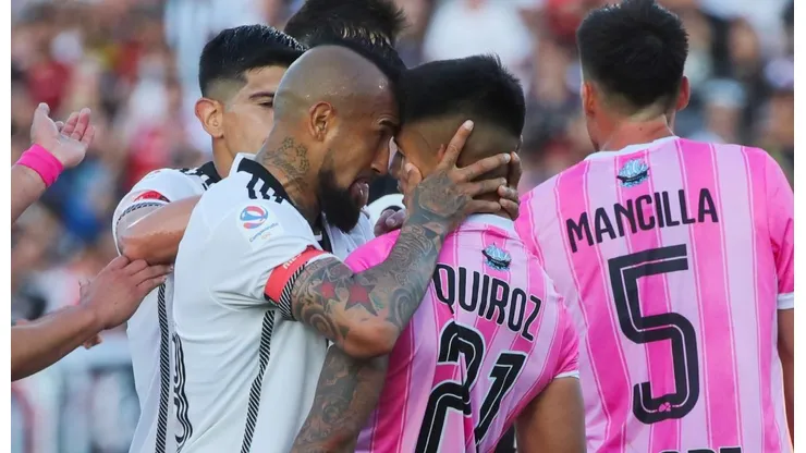 Vidal vio la roja en el Colo Colo vs. Magallanes, en la final de vuelta de la Zona Centro Sur.