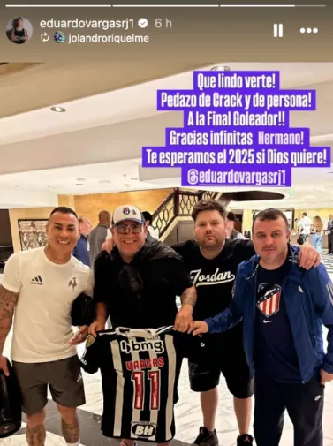 La historia que compartió Vargas en su Instagram | FOTO: Captura
